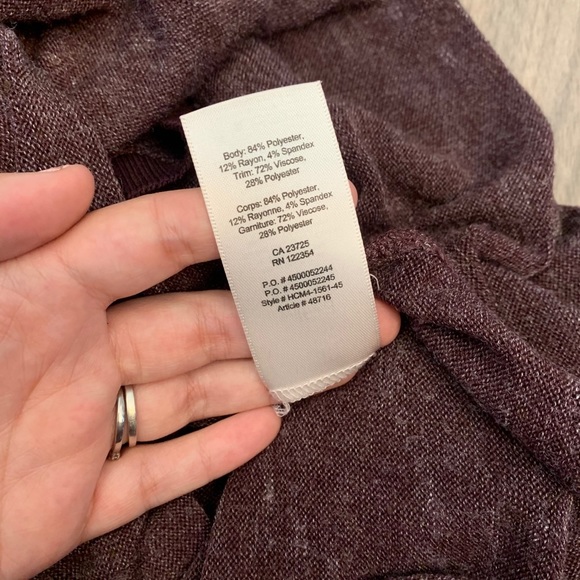 Aritzia Wilfred Sherbrooke Burgundy Sweater Size XXS - Picture 10 of 10